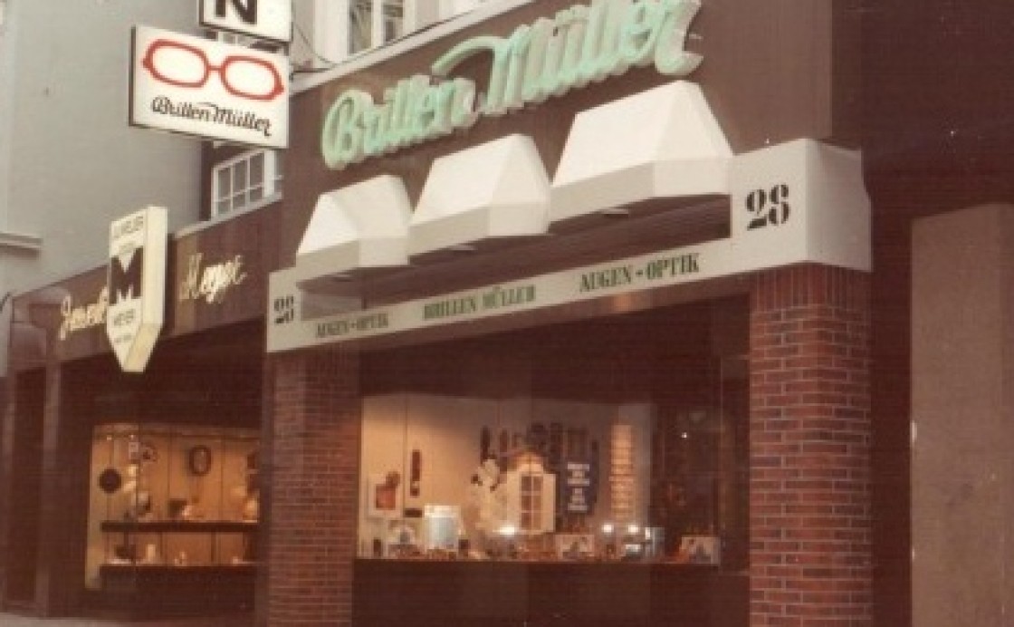 Historisches Bild von Brillen Müller